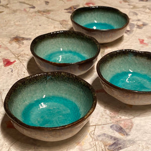 IxCHeL Fibre & Yarns Ceramic Spindle Bowl group photo