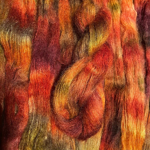 IxCHeL Fibre & Yarns Kid Mohair Silk Merino Yarn colourway Autumn
