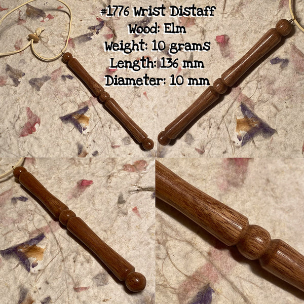 IxCHeL Fibre & Yarns LotBD Wrist Distaff #1776 In Elm
