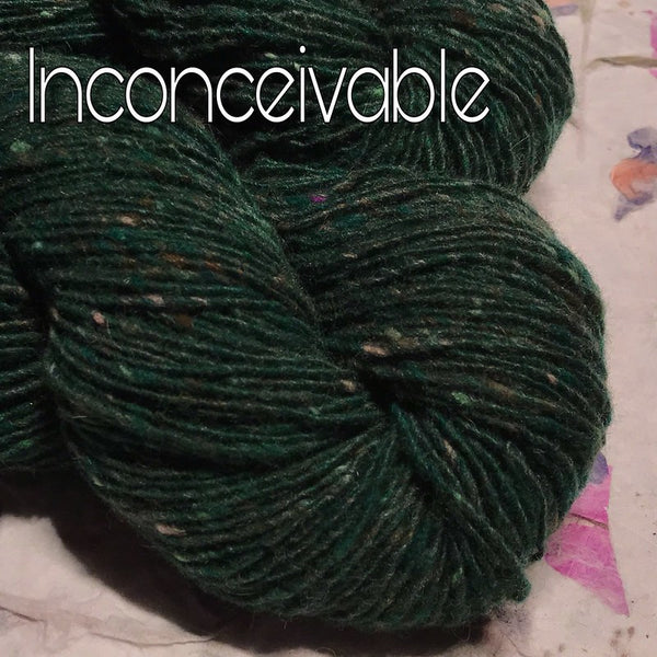 IxCHeL Fibre & Yarns Merino Tweed 4ply Yarn colourway Inconceivable